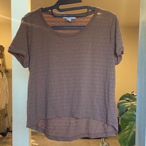 Charlotte Russe brown short sleeve T-shirt small